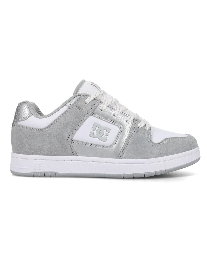 TENIS DAMA DC SHOES MANTECA GRIS BCO
