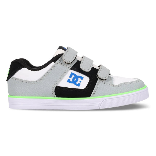 DC SHOES PURE TENIS NIÑO BLANCO AZUL NGO