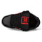 DC SHOES STAG TENIS NIÑO NEGRO GRIS ROJO