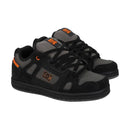 DC SHOES STAG TENIS NIÑO NEGRO GRIS NARANJA