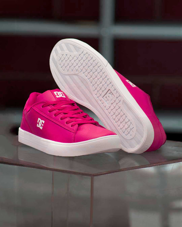 TENIS DC SHOES DAMA NOTCH FUCSIA