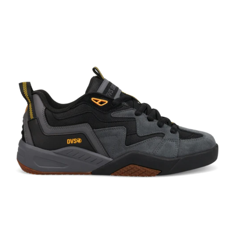 DVS TENIS CABALLERO GRIS NEGRO AMARRILLO