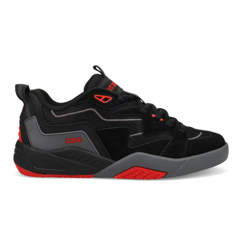 DVS TENIS CABALLERO NEGRO GRIS ROJO