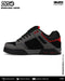 DVS TENIS CABALLERO ENDURO HEIR NEGRO GRIS ROJO