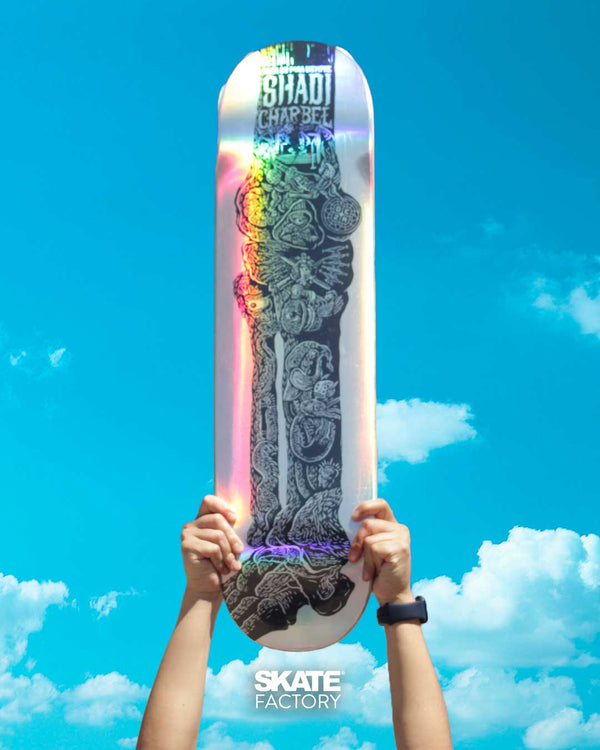 TABLA PARA SKATEBOARDING DEZA SHADI CHARBEL METÁLICA