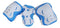 PATINES BLAZER EN LINEA  PARA NIÑO INCLUYE PROTECCIONES AZUL VDE