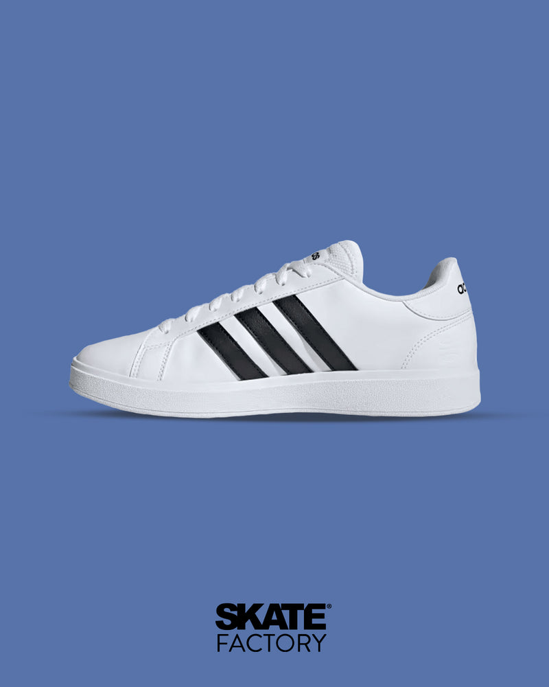 TENIS ADIDAS HOMBRE GRAND COURT CASUAL EN COLOR BLANCO Y NEGRO