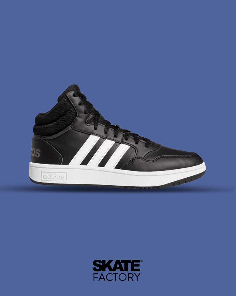 TENIS ADIDAS HOMBRE HOOPS 3.0 MID EN COLOR NEGRO