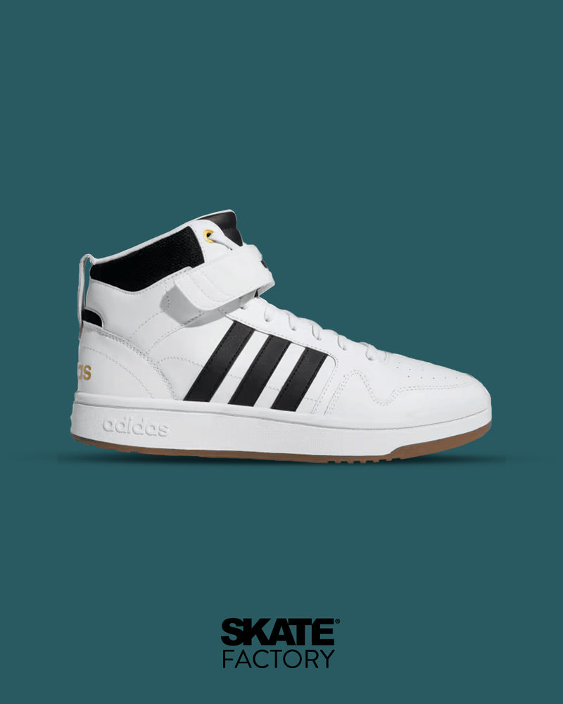 TENIS ADIDAS HOMBRE POSTMOVE MID EN COLOR BLANCO CON NEGRO