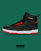 TENIS PUMA HOMBRE RBD GAME EN COLOR NEGRO CON ROJO