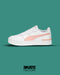 TENIS PUMA MUJER CARINA 2.0 EN COLOR BLANCO CON CORAL
