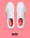 TENIS PUMA PLATAFORMA MUJER KARMEN L EN COLOR BLANCO CON ROSA