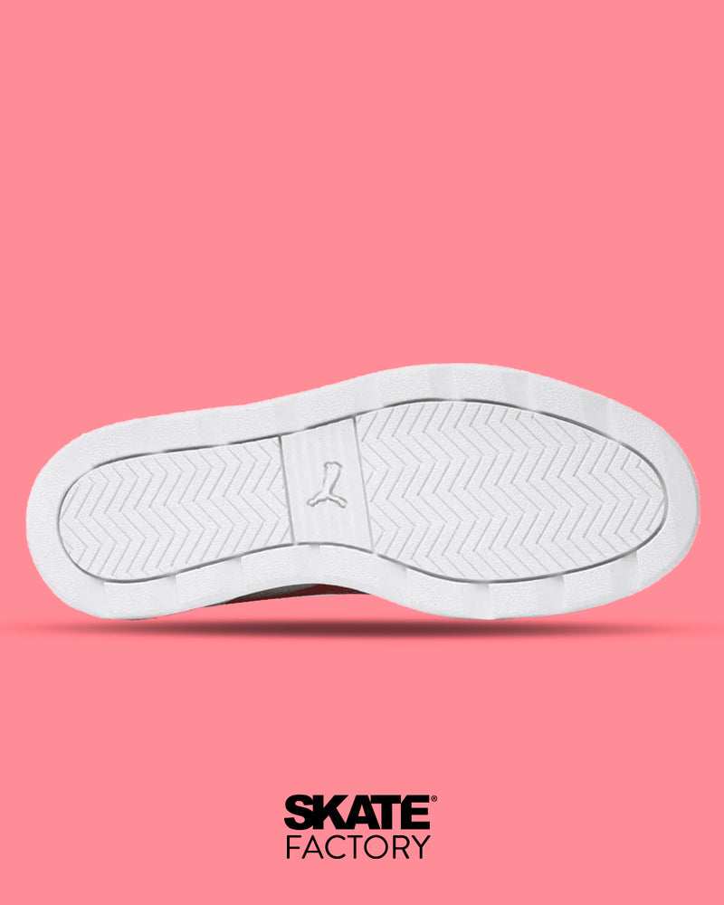 TENIS PUMA PLATAFORMA MUJER KARMEN L EN COLOR BLANCO CON ROSA