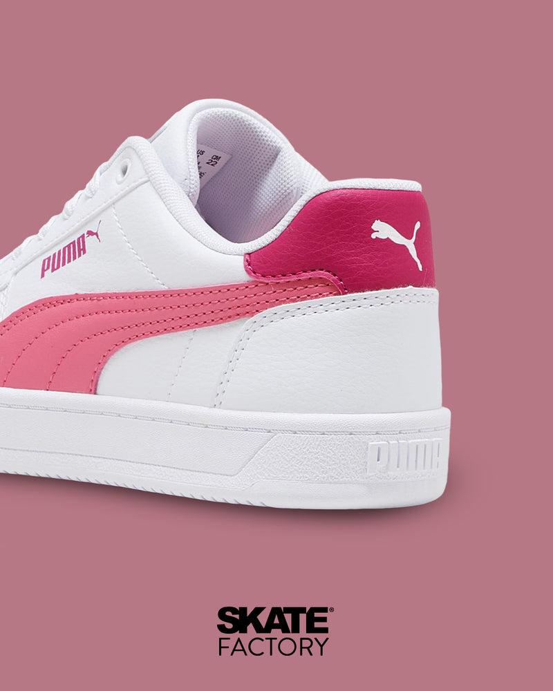 TENIS PUMA MUJER CAVEN 2.0 EN COLOR BLANCO CON ROSA