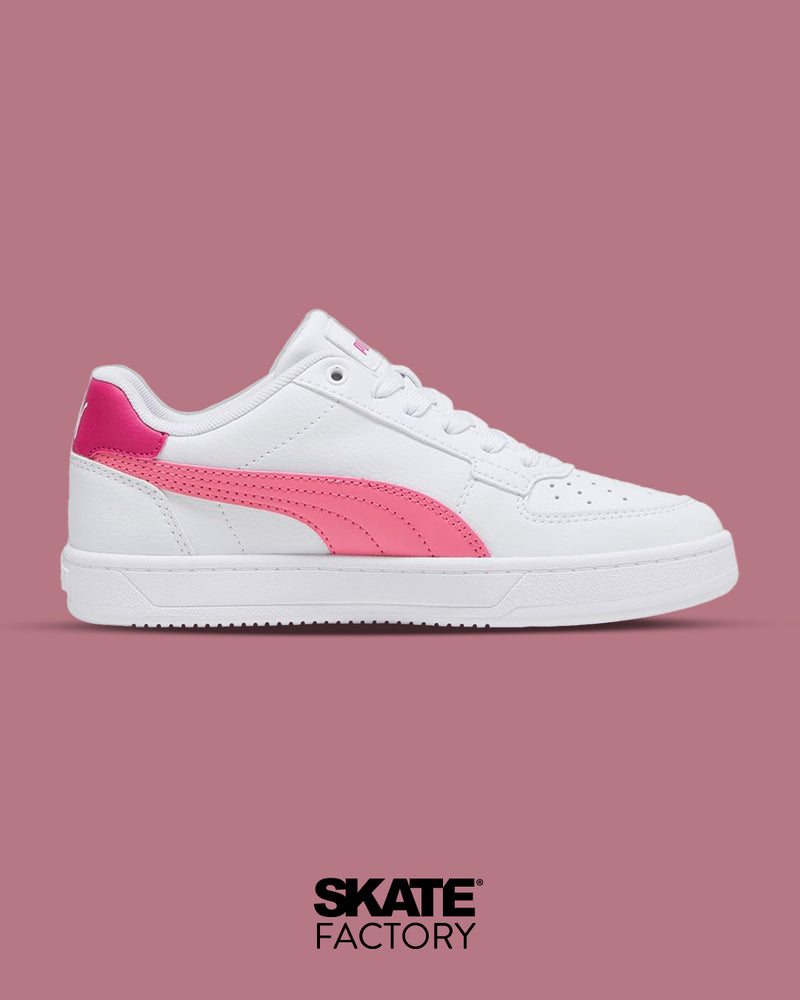 TENIS PUMA MUJER CAVEN 2.0 EN COLOR BLANCO CON ROSA