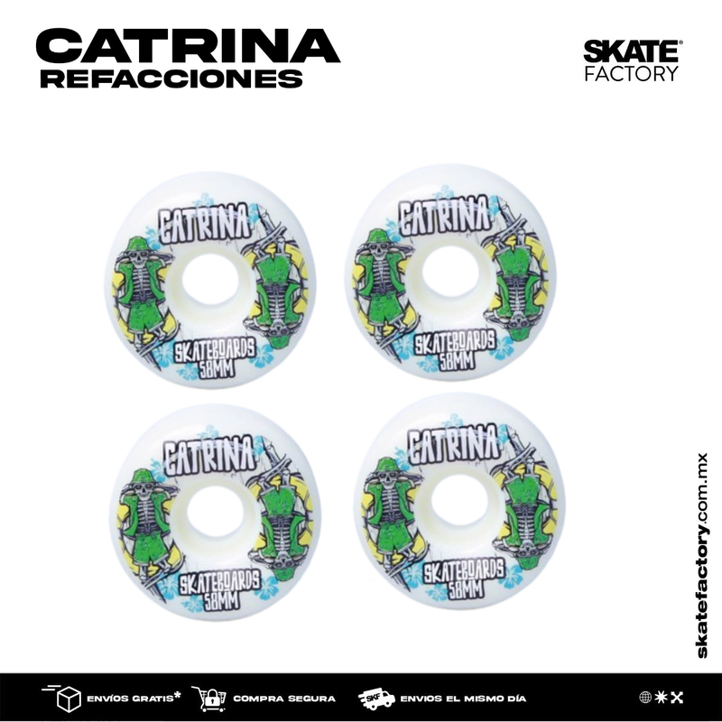 RUEDAS CATRINA ZOMTUMB 58MM