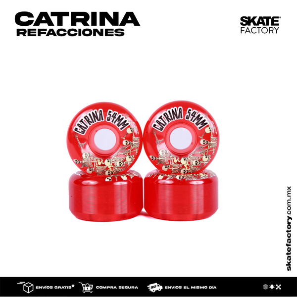 RUEDAS CATRINA CRYSTAL 54 MM