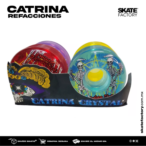 RUEDAS PARA PATINETA CATRINA CRYSTAL VARIOS 54 MM