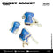 CASCO CON PROTECCIONES SWEET ROCKET AZUL