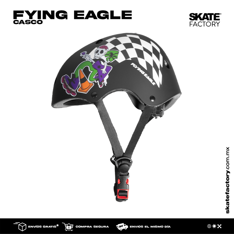 CASCO PARA NIÑO FLYING EAGLE NEGRO