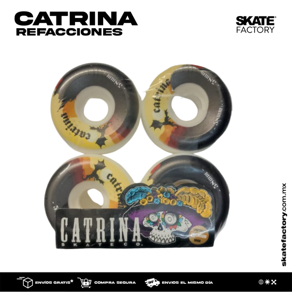 RUEDAS PARA PATINETA CATRINA DRAGON AMARILLO 58MM