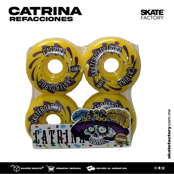 RUEDAS CATRINA ESPIRAL 54MM