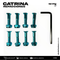 TORNILLOS PARA SKATEBOARDING CATRINA AZUL