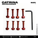 TORNILLOS PARA SKATEBOARDING CATRINA ROJO