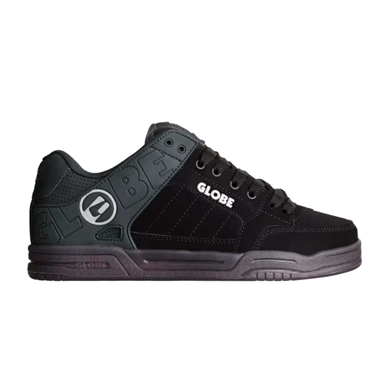 GLOBE TENIS CABALLERO TILT RETRO SKATE NEGRO BLANCO