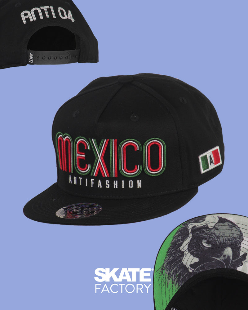 GORRA PLANA ANTIFASHION PARA HOMBRE SNAPBACK MÉXICO – Skate Factory