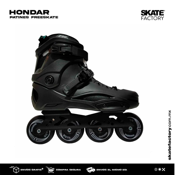 PATINES EN LINEA AJUSTABLES FREESKATE HONDAR NEGROS