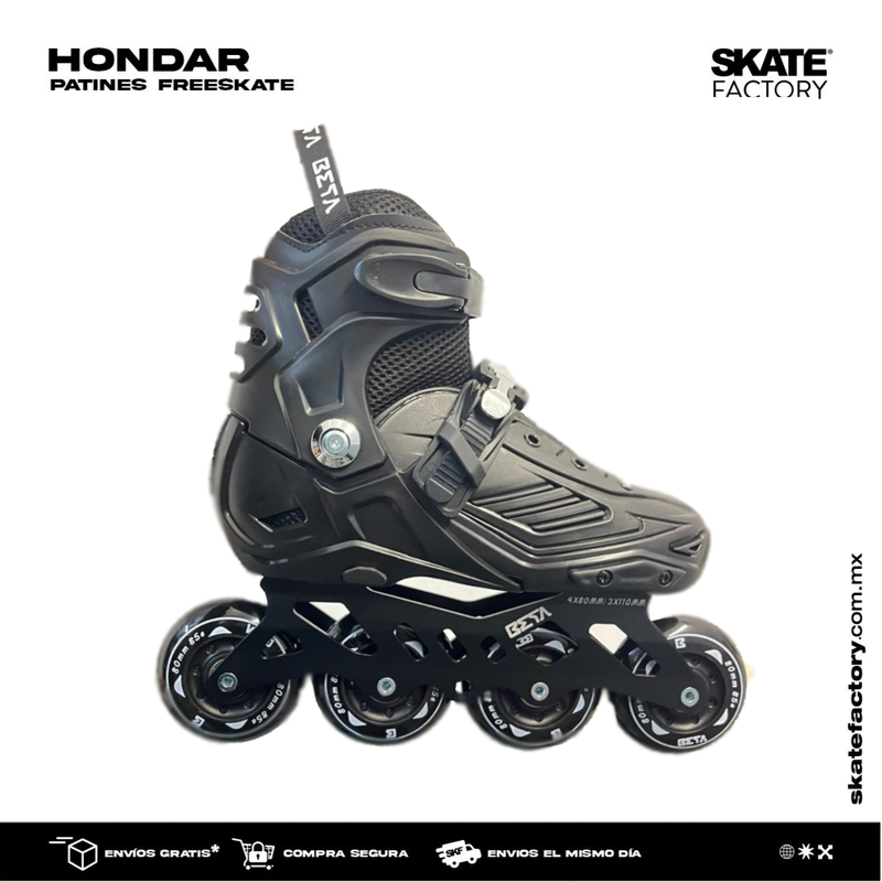 PATINES EN LINEA AJUSTABLES FREESKATE HONDAR NEGROS