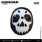 CASCO HONDAR NEGRO CON CALAVERA