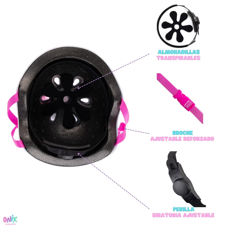 CASCO CON PROTECCIONES ONIX
