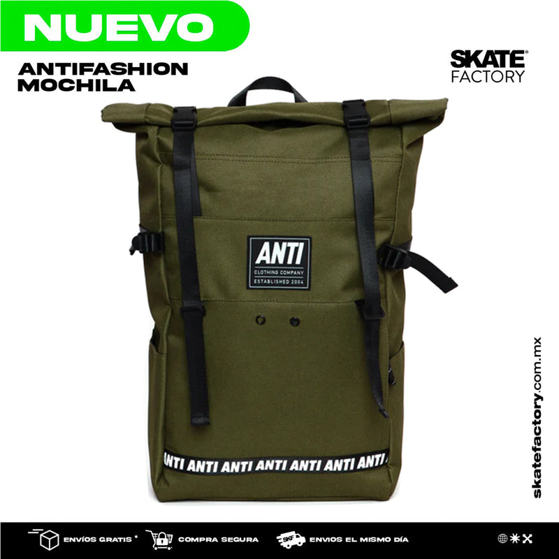 MOCHILA ANTIFASHION CAMPING VERDE
