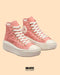 CONVERSE PLATAFORMA PARA MUJER MOVE HI TEX ROSA