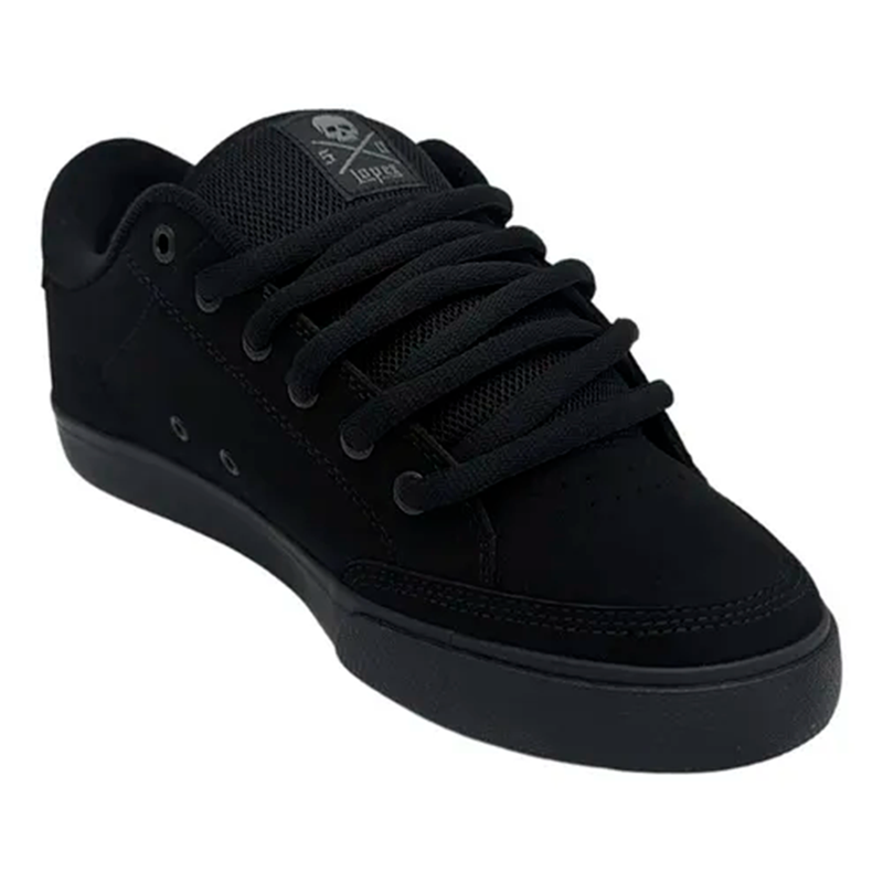 TENIS PARA SKATE C1RCA AL 50 NEGRO MONOCROMO