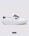 TENIS VANS AUTHENTIC BLANCO MARINO PIEL