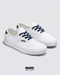 TENIS VANS AUTHENTIC BLANCO MARINO PIEL