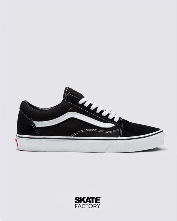VANS TENIS UNISEX OLD SKOOL GAMUZA NGRO-BCO