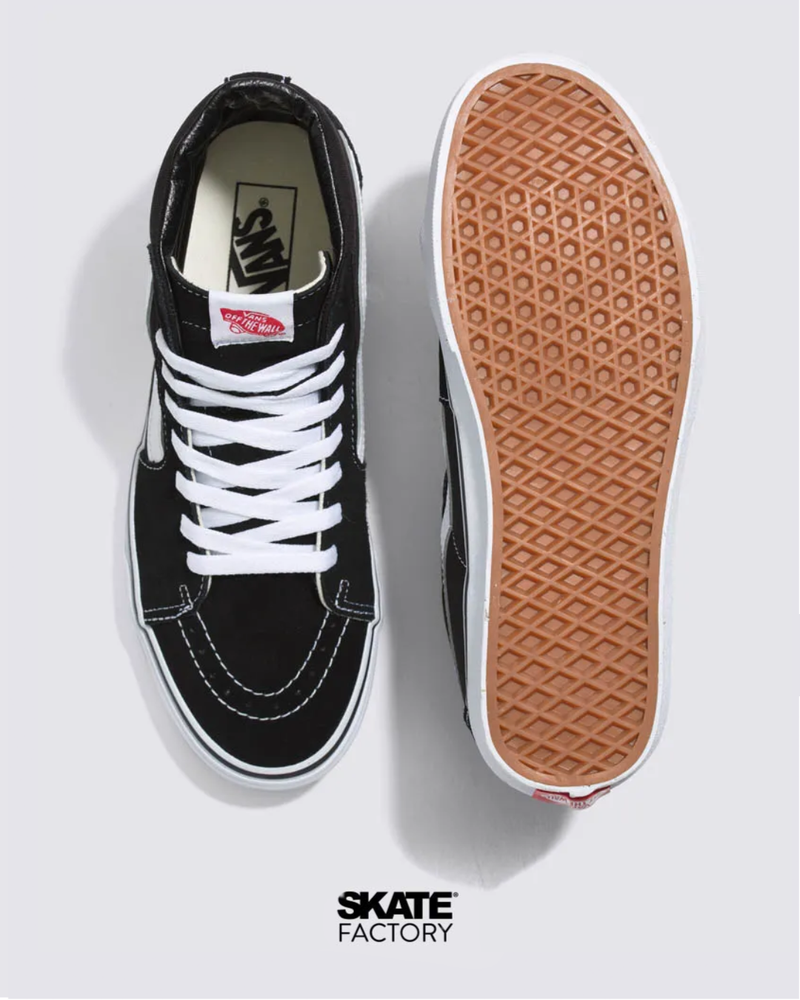 VANS TENIS NIÑO SK8 NEGRO BLANCO