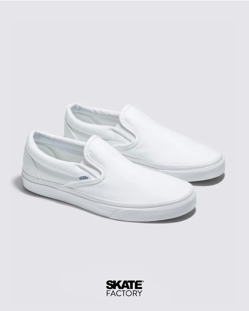 TENIS VANS CLASSICS SLIP ON BLANCO