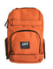 MOCHILA ANTIFASHION NARANJA CON BROCHES PARA SKATE EN EL EXTERIOR