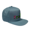 GORRA PLANA PRAYERS .T I . AZUL VERDE