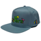 GORRA PLANA PRAYERS .T I . AZUL VERDE