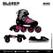 PATINES BLAZER 3 EN 1 AJUSTABLES GRIS ROSA UNISEX