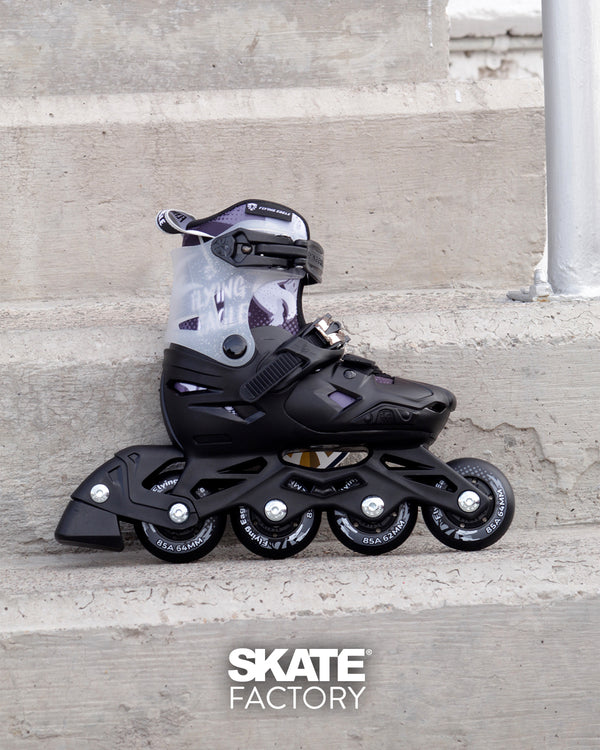 PATINES EN LINEA PARA NIÑO FLYING EAGLE NEGRO