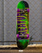 SKATEBOARD LOGO CREATURE VERDE MDO  8"
