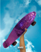 PENNYBOARD LED MORADA METALICA