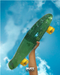 PENNYBOARD LED VERDE METALICA
